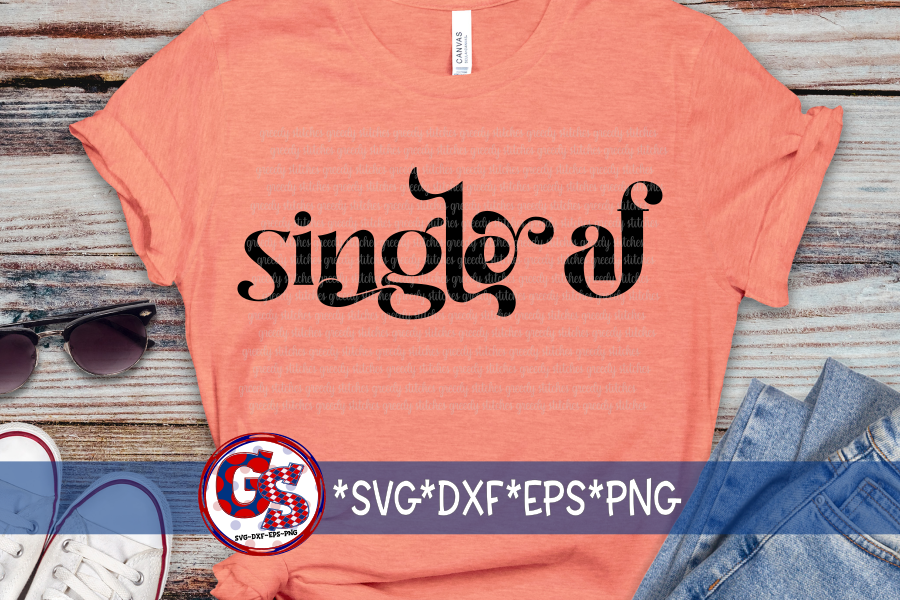 Single AF SVG DXF EPS PNG