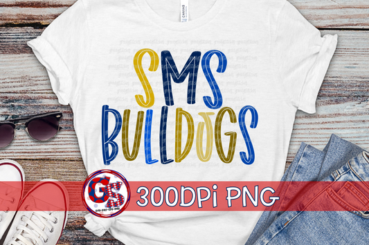 SMS Bulldogs PNG for Sublimation