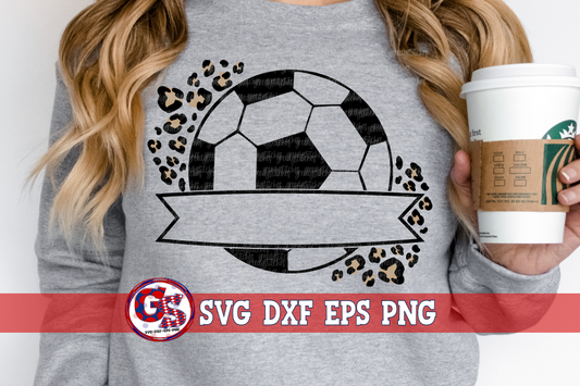 Soccer Banner SVG DXF EPS PNG