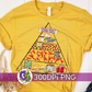 Cajun/Southern Food Pyramid PNG Sublimation