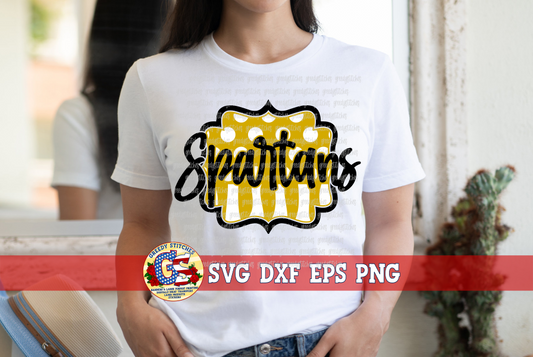 Spartans Frame SVG DXF EPS PNG