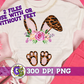 Leopard Easter Bunny Ears and Feet PNG for Sublimation