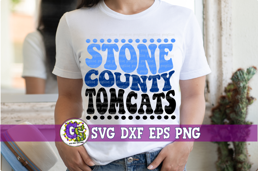 Stone County Tomcats SVG DXF EPS PNG