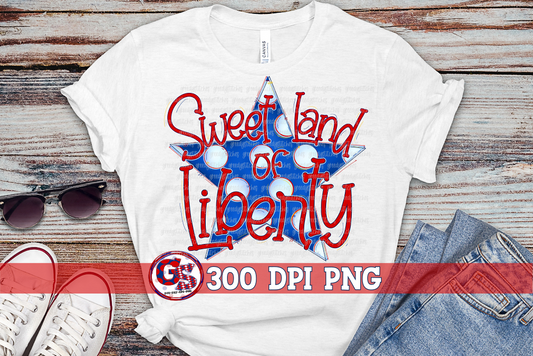 Sweet Land Of Liberty PNG-July 4th PNG