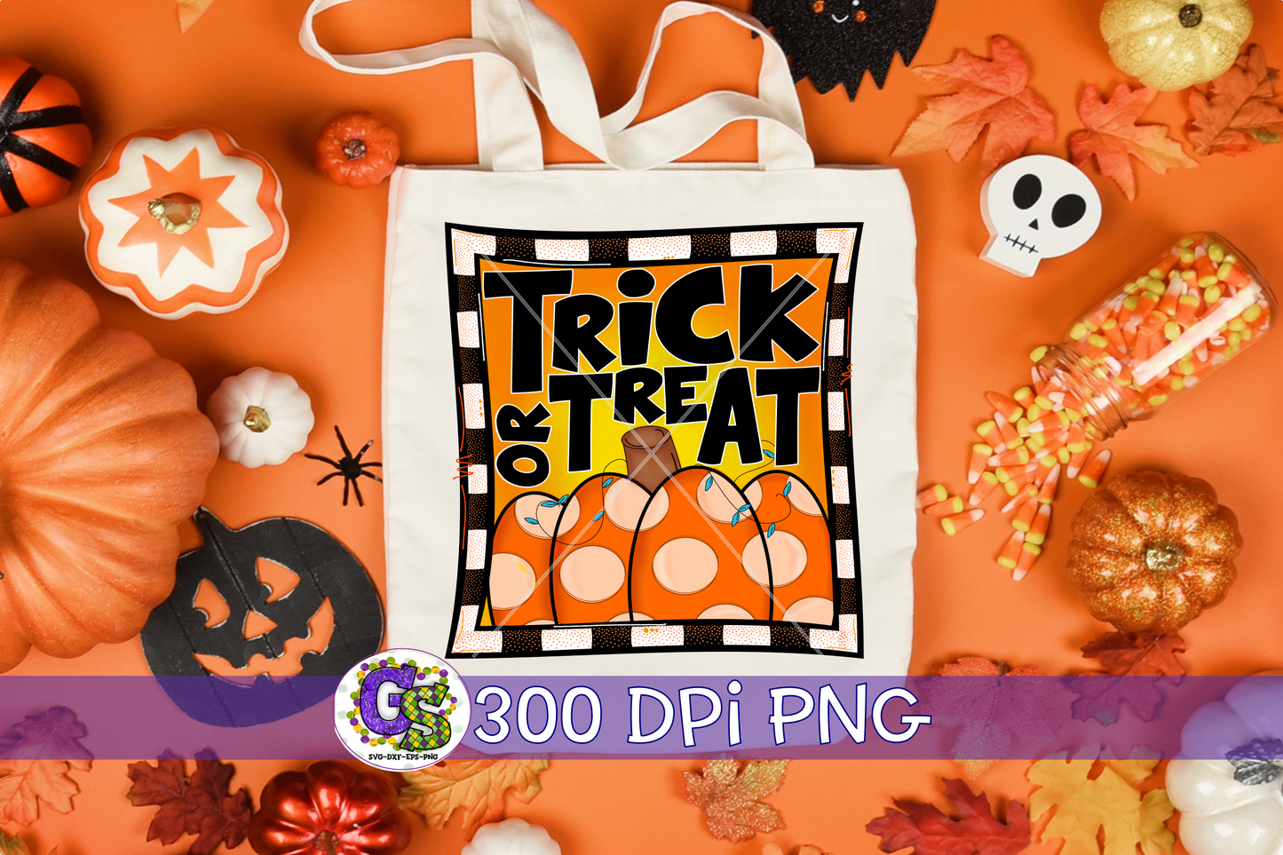 Trick or Treat PNG For Sublimation-Halloween PNG