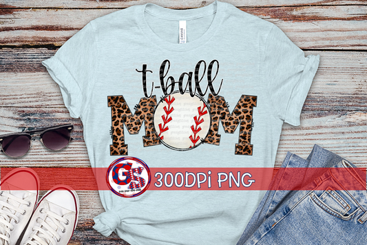T-Ball Mom PNG for Sublimation