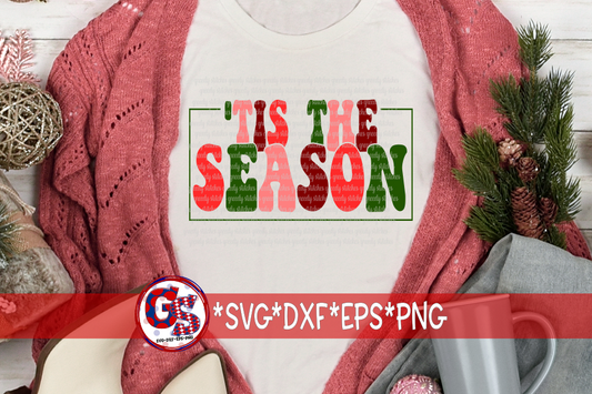'Tis the Season SVG DXF EPS PNG