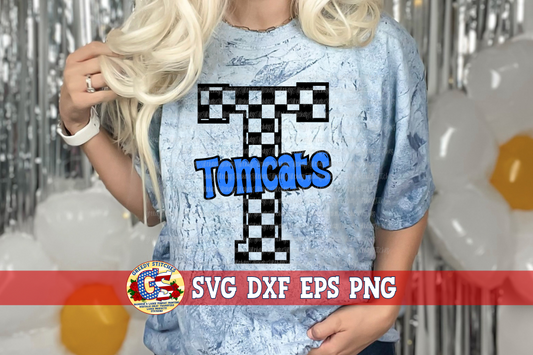 Tomcats Checker SVG DXF EPS PNG