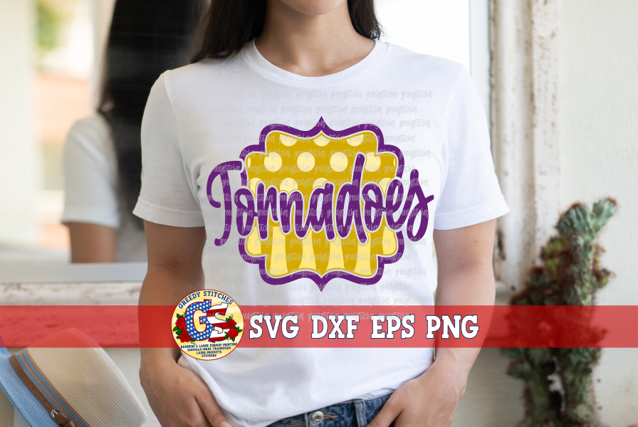 Tornadoes Frame SVG DXF EPS PNG