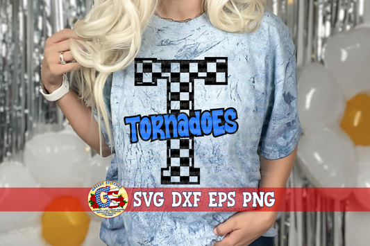 Tornadoes Checker SVG DXF EPS PNG