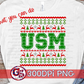 Ugly Sweater Template PNG for Sublimation