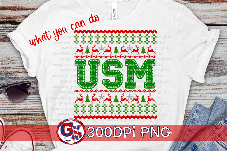 Ugly Sweater Template PNG for Sublimation