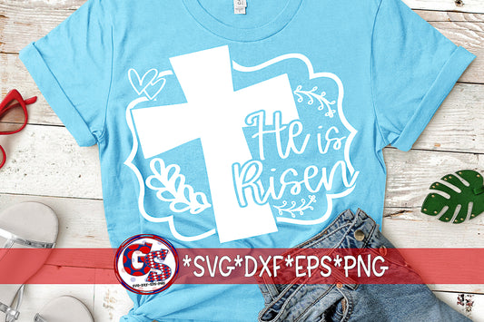 He is Risen SVG DXF EPS PNG