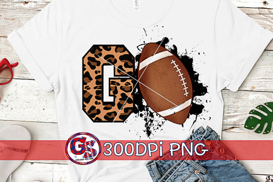 Go Football PNG for Sublimation