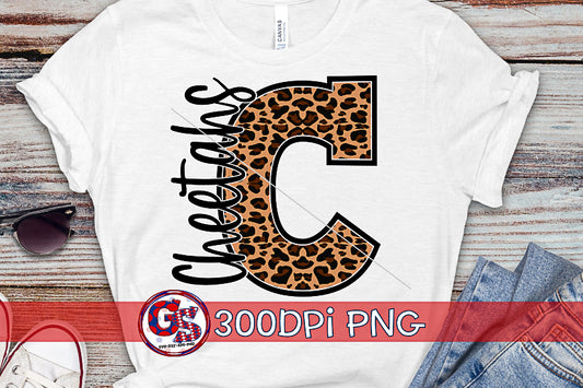 Leopard Print Cheetahs C PNG for Sublimation