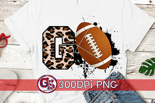 Go Football PNG for Sublimation