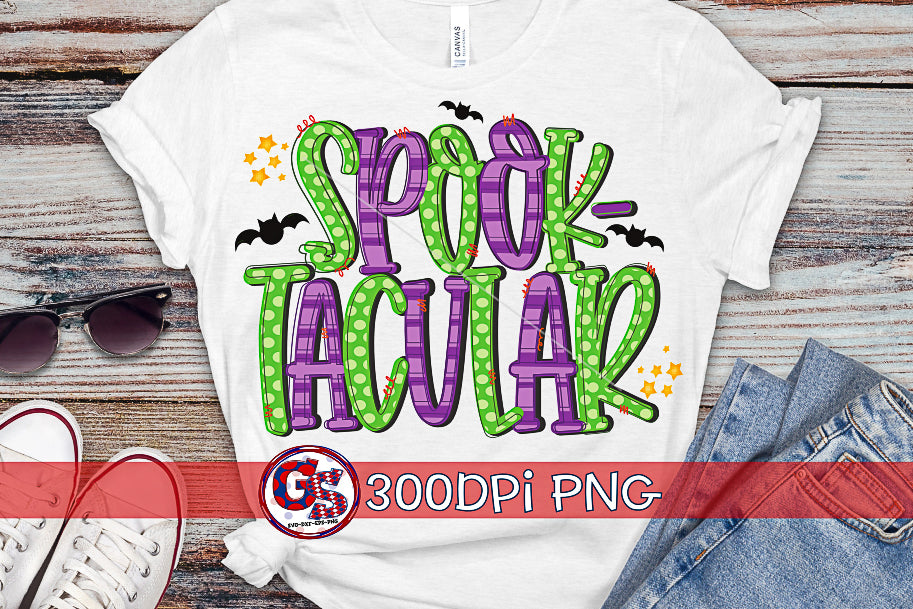 Spook-Tacular PNG for Sublimation