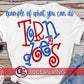 Trojans Editable Hand Lettered PNG for Sublimation