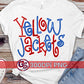 Yellow Jackets Editable Hand Lettered PNG for Sublimation
