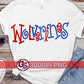 Wolverines Editable Hand Lettered PNG for Sublimation