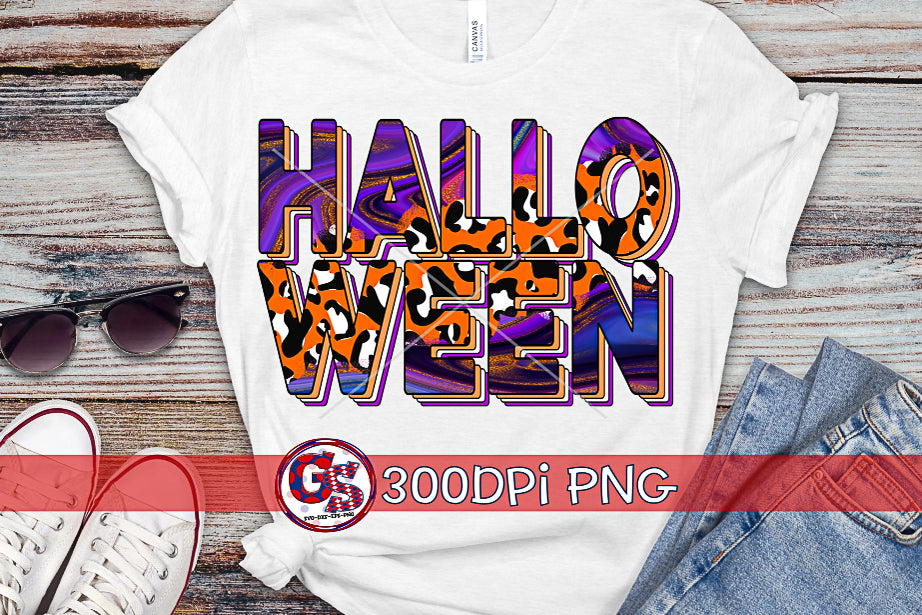 Retro Halloween PNG for Sublimation
