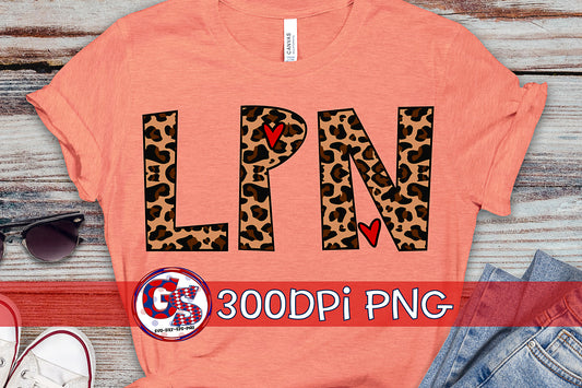 LPN Leopard Print PNG for Sublimation