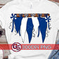 Navy and White Spirit Pennants PNG for Sublimation-Homecoming PNG