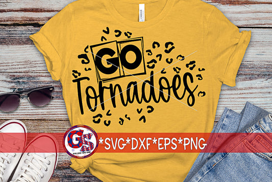 Go Tornadoes Leopard SVG DXF EPS PNG