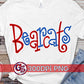 Bearcats Editable Hand Lettered PNG for Sublimation