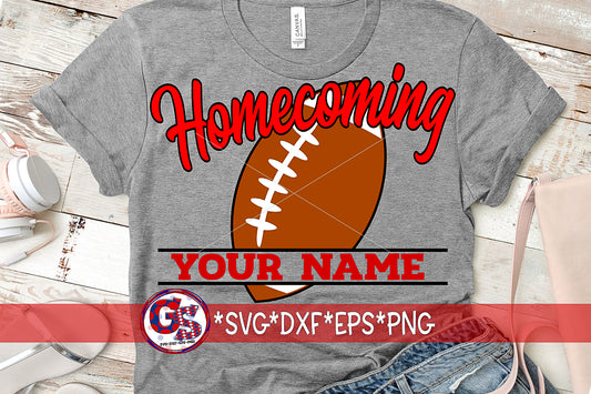 Homecoming Football SVG DXF EPS PNG