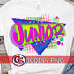 Juniors 90s Geometric Shapes PNG for Sublimation