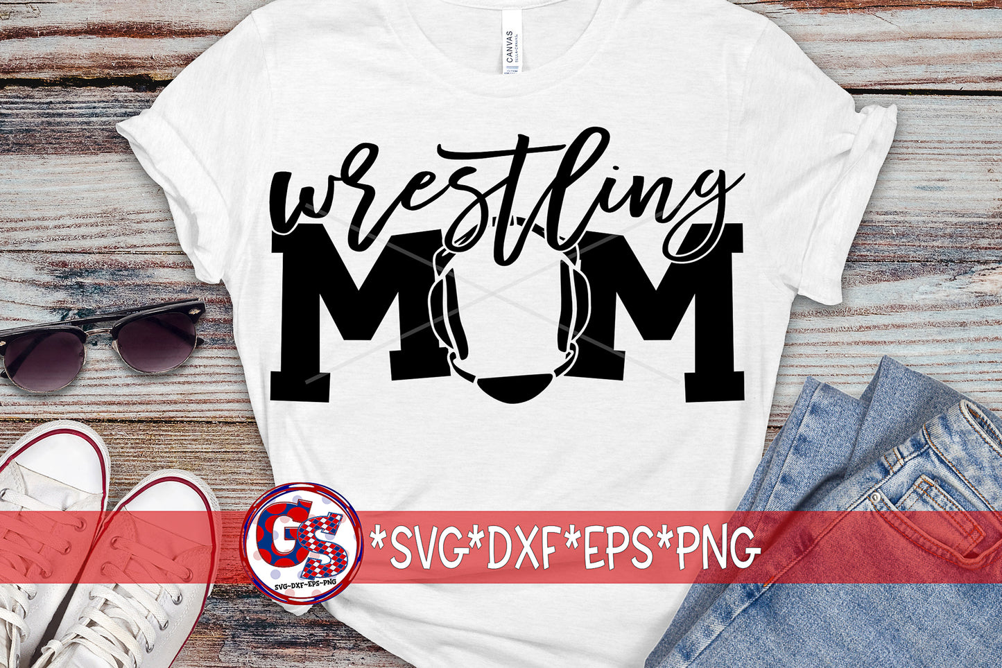 Wrestling Mom SVG DXF EPS PNG