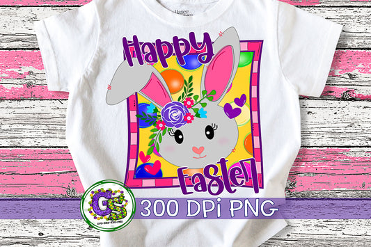 Happy Easter PNG for Sublimation