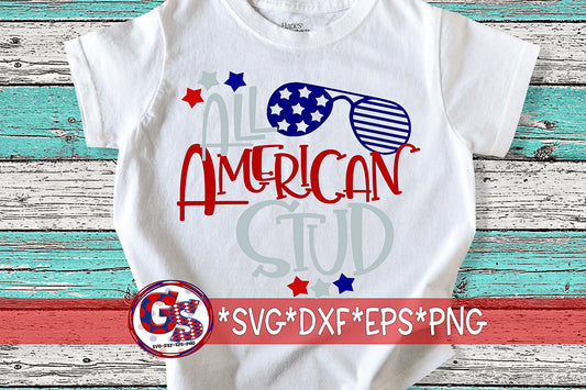 All American Stud SVG DXF EPS PNG