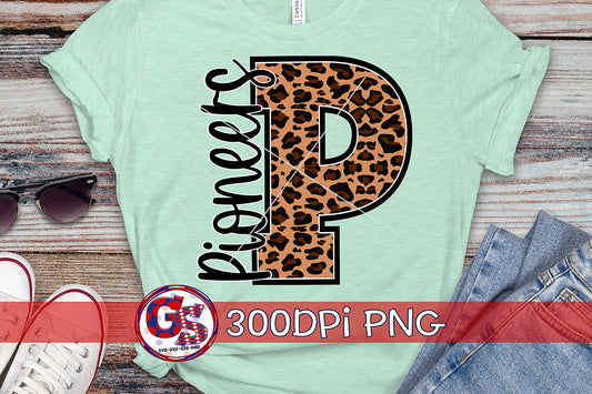 Leopard Print Pioneers P PNG for Sublimation