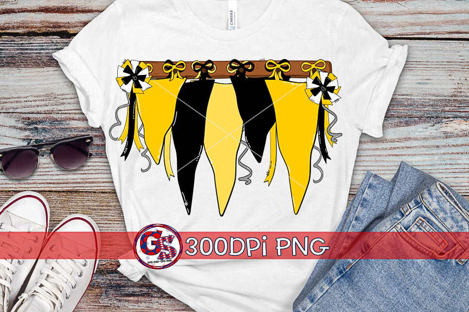 Spirit Pennants PNG Bundle for Sublimation-Homecoming PNG