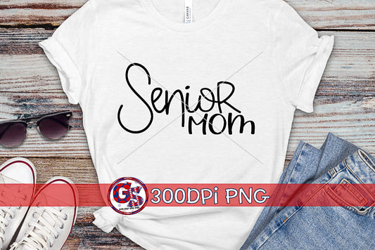 Senior Mom add on for sports years PNG for Sublimation
