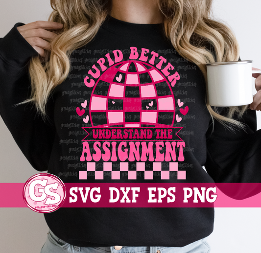 Cupid Better Understand the Assignment SVG DXF EPS PNG