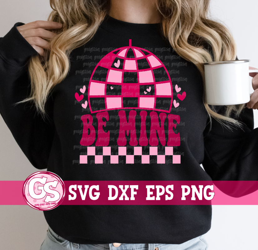 Groovy Retro Valentine's Day Bundle SVG DXF EPS PNG