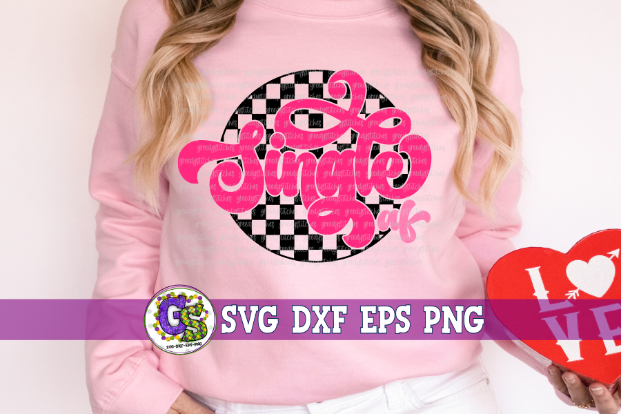 Retro Single AF SVG DXF EPS PNG