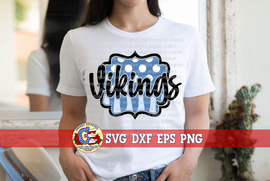 Vikings Frame SVG DXF EPS PNG