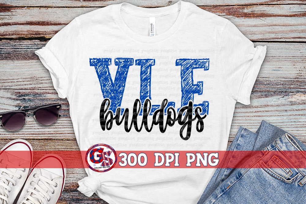 VLE Bulldogs Vancleave Lower Bulldogs PNG for Sublimation