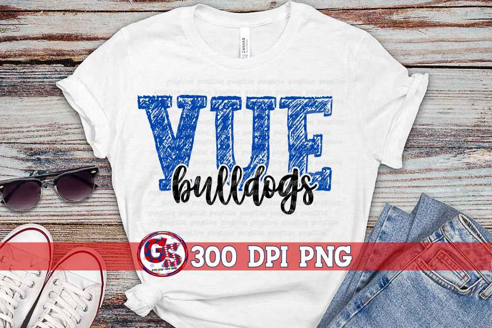 VUE Bulldogs Vancleave Upper Elementary Bulldogs PNG for Sublimation