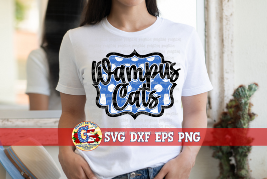 Wampus Cats Frame SVG DXF EPS PNG