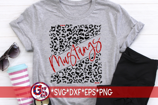 Mustangs Leopard SVG DXF EPS PNG