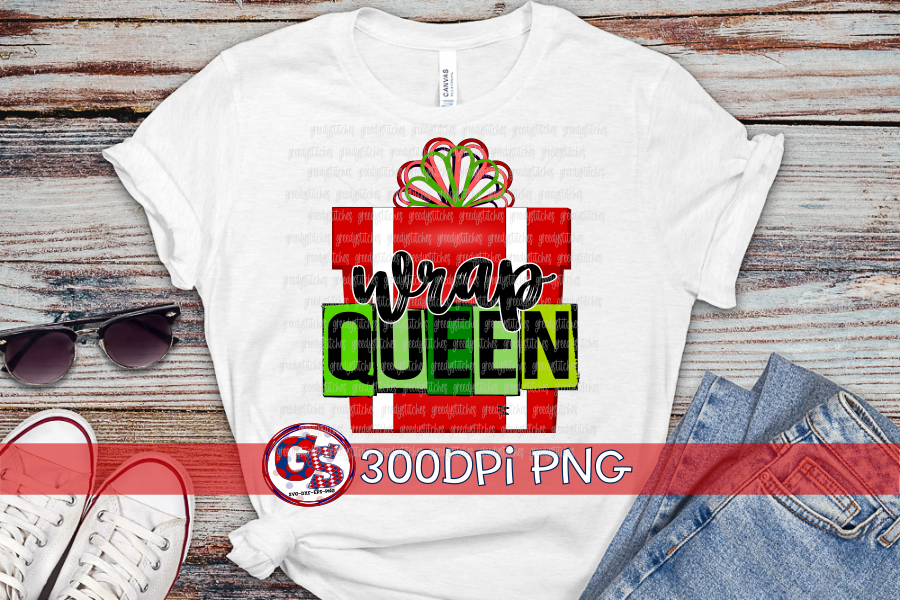 Wrap Queen PNG for Sublimation